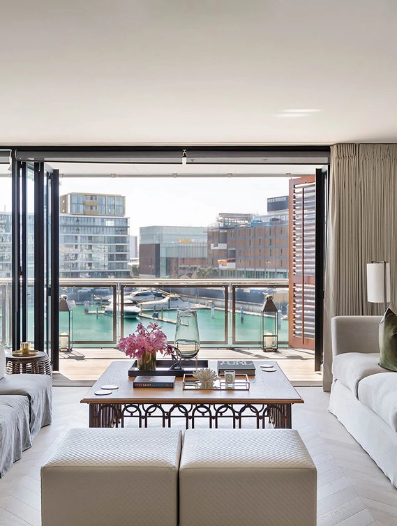 Office view with table on the center